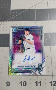 2021 Bowman Baseball #BMAEH Emerson Hancock Autograph Mega Box Mojo - Picture 1 of 2