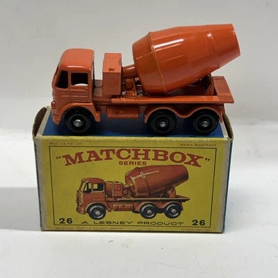 Matchbox lesney 1961 #26B Foden Cement Lorry V,N,Mint in D2/box all orig,N.O.S - Image 1 of 4