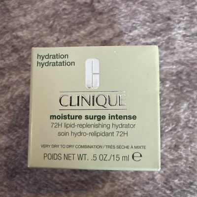 Clinique Moisture Surge Intense 72H Hydrator Dry to Dry Combination- 0.5 oz/15ml - Image 1 of 4