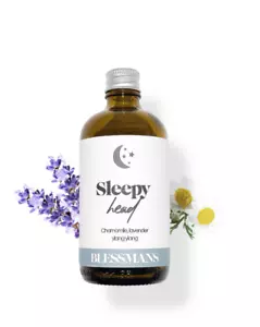 Sleep enhancer essential oil blend infused with Chamomile, lavender, ylang ylang - Picture 1 of 8