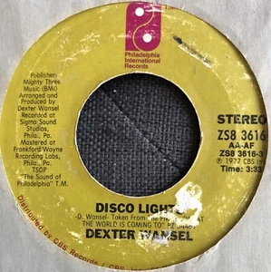 DEXTER WANSEL DISCO LIGHTS b/w ODE INFINITUM 7” 45 HTF TERRE HAUTE PRESSING 1977 - Picture 1 of 2