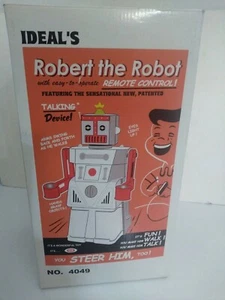 Robot de juguete de plástico ROBERT the ROBOT Ideal's RM con caja original - Imagen 1 de 12