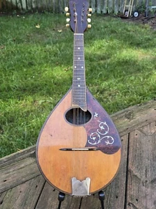 Vintage SOLID WOOD SS Stewart Style A Mandolin VINTAGE MANDOLIN - Picture 1 of 24