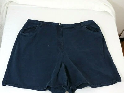 Shorts femininos Marsh Landing tamanho 24w algodão azul - Imagem 1 de 4