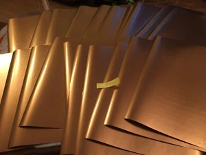 Kreativpapiere selbstklebend 20 a4 Kupferblätter RefKit2045 - Bild 1 von 1