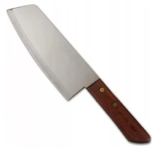Coltello Mannaia per Carne Verdura Macellaio da Cucina Gourmet 28cm in Acciaio - Foto 1 di 2