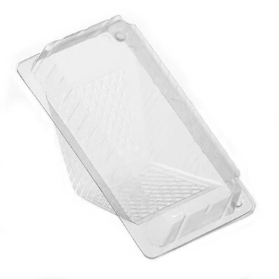 POLAR PAK 21508 SANDWEDGE (SANDWICH) WEDGE HINGED CONTAINER, LARGE, 500/case - Image 1 of 2