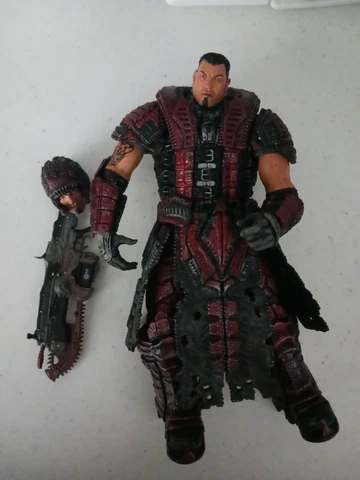 Neca Gears Of War Action Figure Theron Disguise Dom Loose With Accessories Cover
