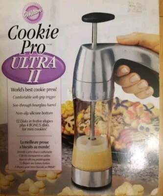 Prensa para galletas Wilton Cookie Pro Ultra II con 15 discos  Foto 1 de 4