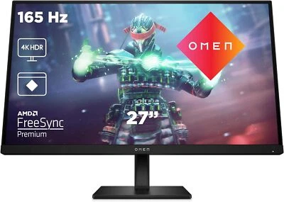 HP Omen 27k 4K Monitor 27" UHD 3840x2160 IPS HDR AMD FreeSync 144Hz 1ms (GtG) - Bild 1 von 4