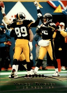 1995 Pinnacle Football Card Yancey Thigpen #110 Rookie Pittsburgh Steelers - Picture 1 of 2