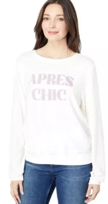 Wildfox apres chic Sweatshirt top L - Image 1 of 4