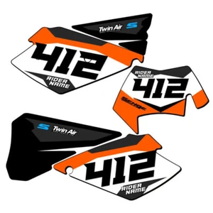 XC SG63 Custom MX Number Plates Senge Graphics Kit Compatible with KTM - Picture 1 of 28