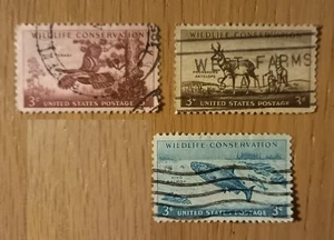 Complete USA used stamp set: 1956 Wildlife Conservation - Picture 1 of 1