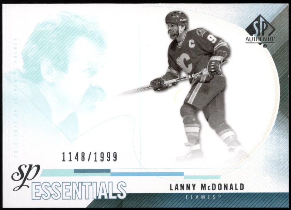 2010/11 Upper Deck SP Authentic LANNY McDONALD "SP ESSENTIALS" Card #1148/1999 - Image 1 of 1