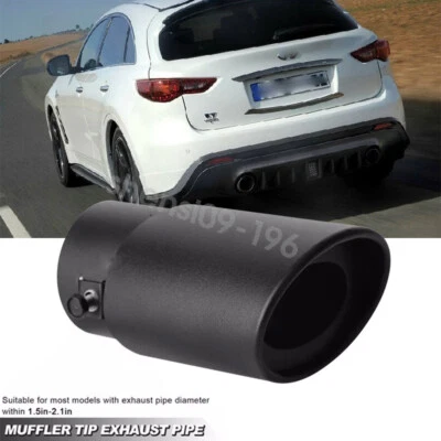 Car Exhaust Pipe Tip Rear Tail Throat Muffler Stainless Steel For Infiniti QX70 Foto 1 de 4