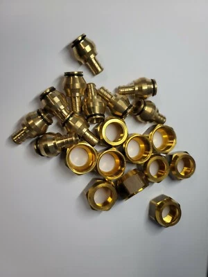 Watts PC690002 1/2"-3/4" SS T20- 1 bag of 10 Manifold Compression Fitting - Image 1 of 4