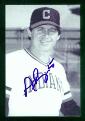#0310, 4" x 6" Photo Card, Signed-Autographed, Alan Bannister, Cleveland Indians - Image 1 of 2