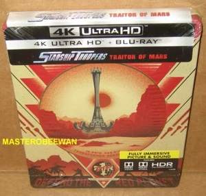 Starship Troopers: Traitor of Mars Steelbook (4k UHD + Blu-Ray) New Sealed RF - Picture 1 of 2