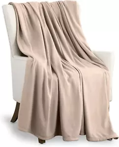 Fleece Blanket Twin Size Fleece Bed Blanket All Season Warm Lightweight Super So - Picture 1 of 7