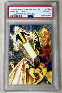 2020 Panini Marvel 80 Years New Mutants #C24 Trading Card Brazil PSA 8 - Picture 1 of 2