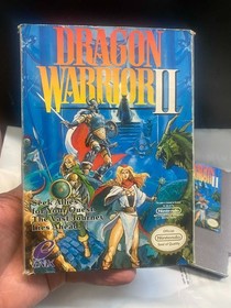 Dragon Warrior II 2 NINTENDO NES NO MANUAL ORIGINAL TESTED