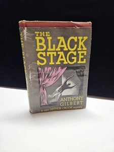 THE BLACK STAGE ANTHONY GILBERT MYSTERY 1st EDITION RARE HARDCOVER BOOK 1946 - Picture 1 of 4