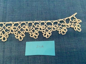 Vintage OPENWORK WHITE LACE TRIM 2" Wide x 3 Yds Long 4 of 8 - Picture 1 of 2