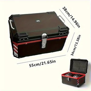 68 Liter Heck Top Box (100% Neu) Mega Touring, Kurier Motorrad + Ausstattung - Bild 1 von 6