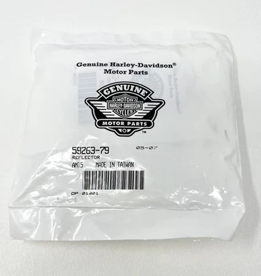 Harley Davidson Motocicleta Reflector Rojo OEM 59263-79 Taiwán Lote De 5 Nuevo/Sellado Foto 1 de 4