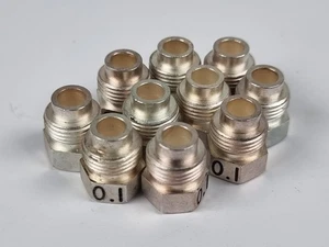 Job Lot x10 Precision Flow Restrictors 0.1mm Bush B42-9827-50 Aerospace NOS - Picture 1 of 14