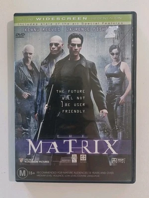 The Matrix DVD Region 4 GC Sci-Fi Action Keanu Reeves Free Postage  - image 1 of 4