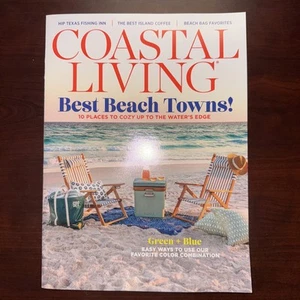 Coastal Living Magazine Spring 2025 ~ Best Beach Towns ~ 10 Places To Cozy Up - Picture 1 of 1