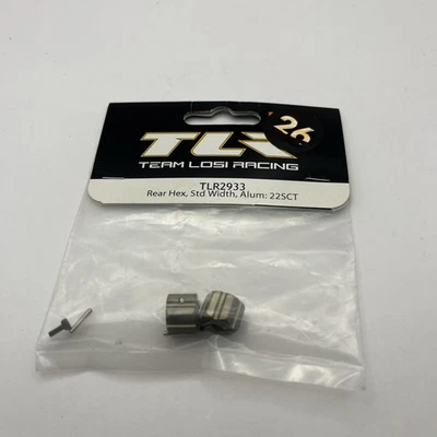 Team Losi Racing Rear Hex, +1.5mm Width, Alum: 22-4 - Image 1 of 2