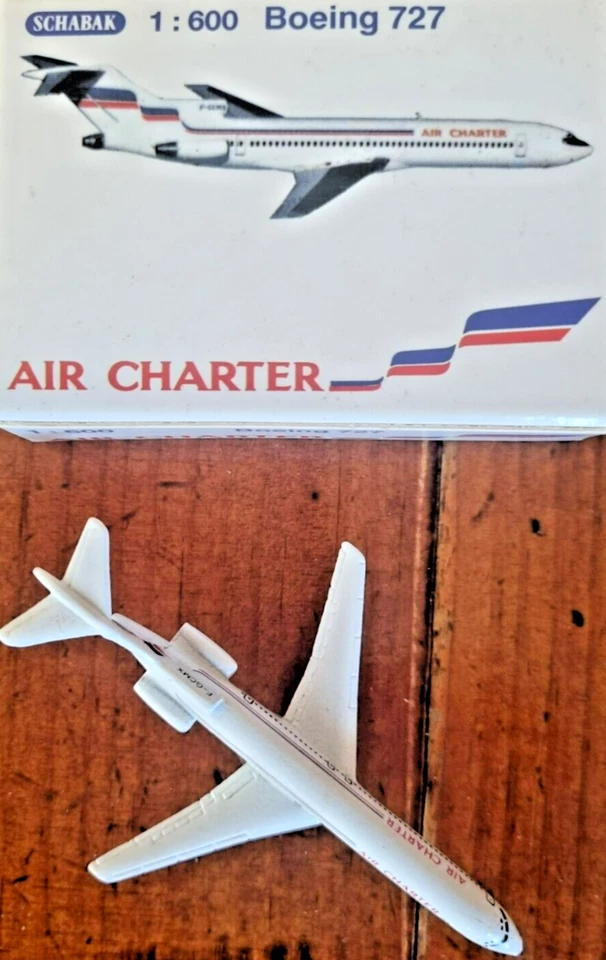 CARTA AÉREA. B727-200. Schabak # 906/132. Escala 1:600. Modelo Diecast. En caja. Foto 1 de 1