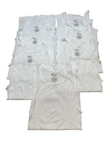 Hanes Comfortsoft -Men’s Ribbed Tank Top Undershirts- White -Size XL-7 Pack-NWOT - Picture 1 of 4