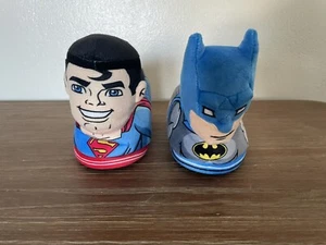 Boys Kids Super Hero Character House Slippers Batman & Superman Size 11-12 F19 - Picture 1 of 6