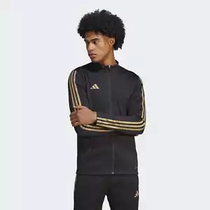 adidas Herren Tiro Reflective Trainingsjacke Schwarz / Reflective Gold HR7277 - Bild 1 von 7