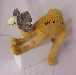 Saudi Arabia Camel Plush I MISS YOU Heart Camouflage Hat - Picture 1 of 5