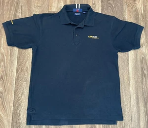 Carmax Employee Uniform Blue Short Sleeve Polo Shirt Sz Small - Picture 1 of 4