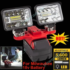 Wireless LED Work Light For Milwaukee 18v Li-ion Battery for Repairing Household - Picture 1 of 12