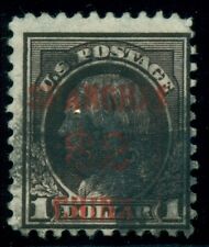 OFFICES IN CHINA #K16 $2 on $1 violet brown, high value, used, scarce Scott $750
