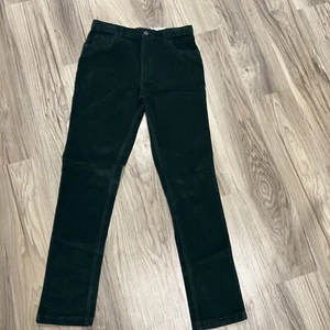 Class/Club Modern Fit Adjustable Waist Corduroy Pants Green Boys Size 18 NWT - Picture 1 of 8