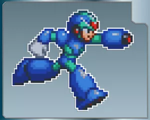 Mega Man X Sprite Vinyl Aufkleber #7 Auto LKW Laptop Sticker Megaman X - Bild 1 von 1