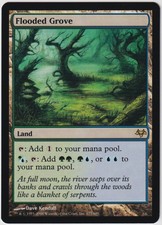 MTG 1X Flooded Grove X1 Eventide Magic - NM