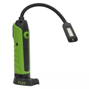 Sealey LEDFLEXG Flexi Rechargeable Green Inspection Lamp Li-ion 1 COB + 1 LED - Picture 1 of 12
