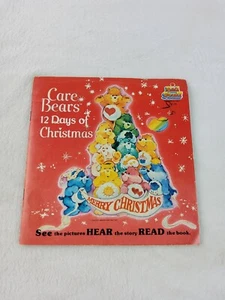 Kid Stuff THE CARE BEARS 12 DAYS OF CHRISTMAS Book & Record 7" 33 rpm 1982 - Imagen 1 de 8
