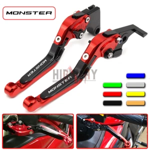 Palancas plegables extensibles de embrague de freno ajustable para Ducati 696 MONSTER 09-14 - Imagen 1 de 35