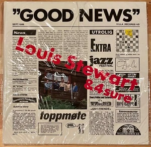 Louis Stewart & 4Sure "Good News" LP - Brand New - In Original Factory Seal-Mint - Imagen 1 de 4