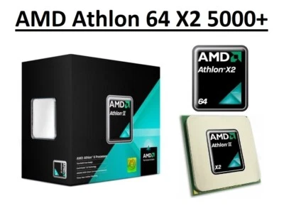AMD Athlon 64 X2 5000+ Dual Core Processor 2.6 GHz, Socket AM2, 65W CPU  - Image 1 of 4